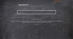 Desktop Screenshot of horst-kaiser.de